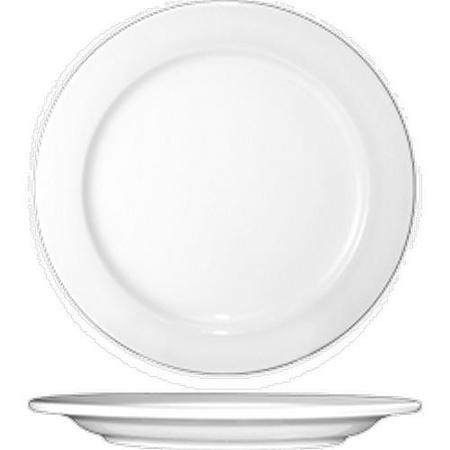 INTERNATIONAL TABLEWARE 10 1/2 in Dover™ Porcelain Plate, PK12 DO-16